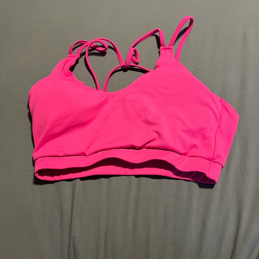 Pink Strappy Women's Bralette